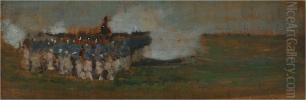 Square formation at Villafranca - view 1