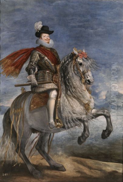Equestrian Portrait of Philip III - view 1