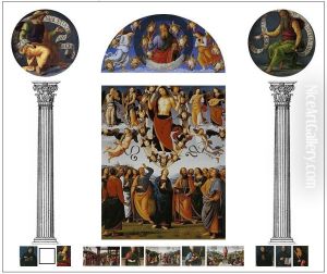 San Pietro Polyptych by Pietro Vannucci Perugino
