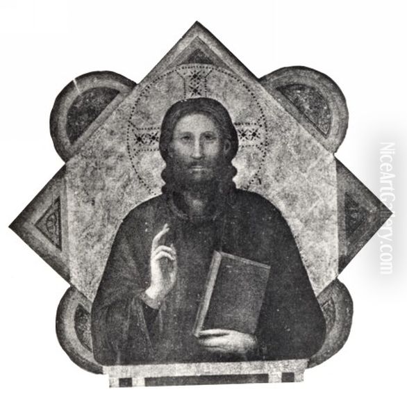 Christ blessing - view 1