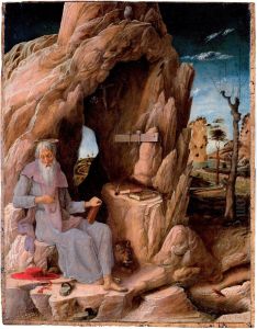 St. Jerome in the Wilderness by Andrea Mantegna