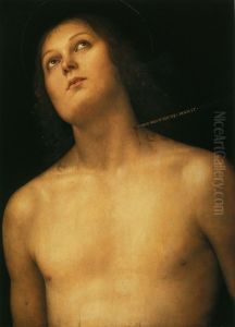 St Sebastian by Pietro Vannucci Perugino