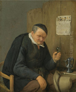 Old Man Holding a Wine Glass Old Man Holding a Wine Glass