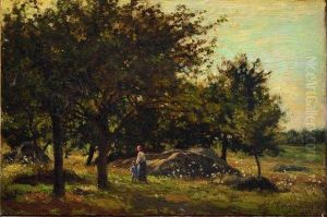 Promenade Pres De Chailly by Jean-Ferdinand Chaigneau
