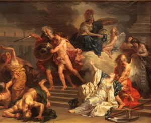 La France relevee par le Temps by Jean-Charles Nicaise Perrin