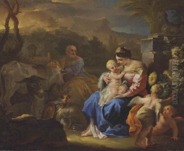 Rest on the Flight into Egypt - view 1