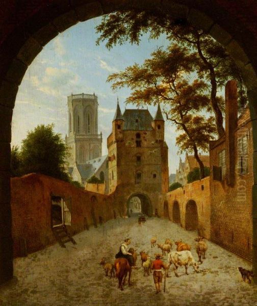 Water Gate at Emmerich am Rhein - view 1