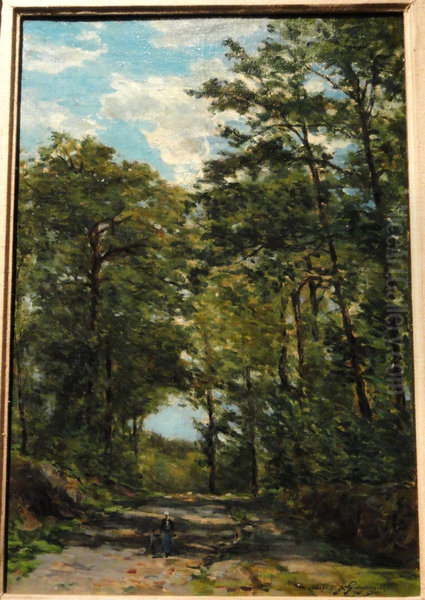Sous-bois Viroflay, ou Paysage de Viroflay - view 1