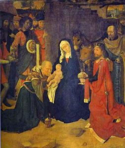 De aanbidding van de Wijzen by Gerard David