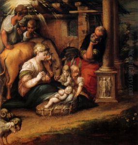 The Adoration of the Shepherds by Parmigianino