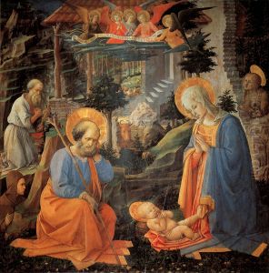 Adoration of Annalena by Filippo Lippi
