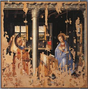 Annunciation, Fragment by Antonello da Messina