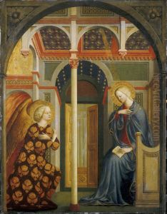 Annunciation by Masolino da Panicale