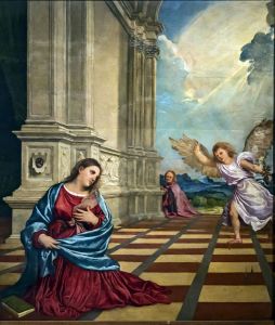 Malchiostro Annunciation by Titian