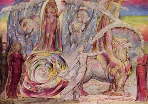Beatrice Addressing Dante by William Blake