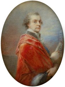 Miniature of Michal Jerzy Wandalin Mniszech. by Heinrich Fuger