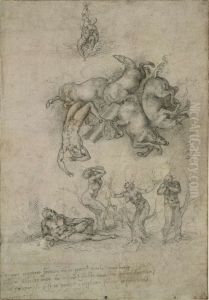 The Fall of Phaeton by Michelangelo Buonarroti