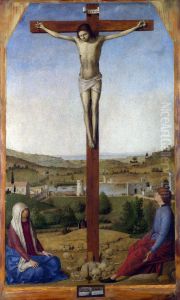 Christ Crucified by Antonello da Messina