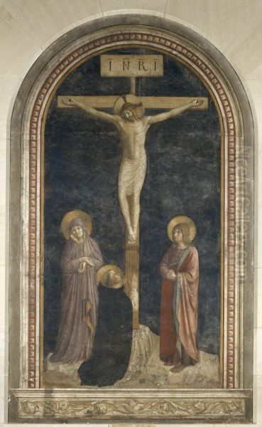 Le Calvaire avec saint Dominique en priere - view 1