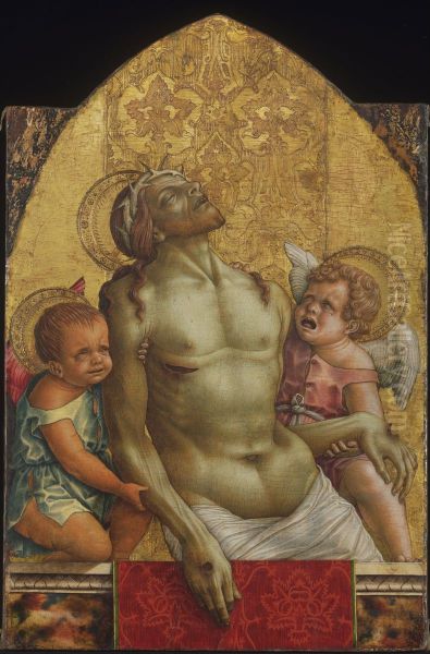 Dead Christ Supported by Two Angels - view 1