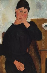 Elvira Resting at a Table