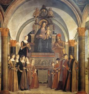 Giovanni II Bentivoglio and His Family by Lorenzo Costa