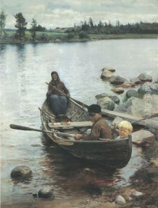 Savolaisvene by Eero Jarnefelt