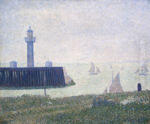Bout de la jetee a Honfleur