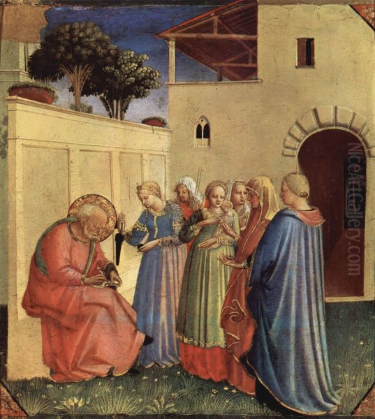 Imposizione del nome al Battista, scoparto di predella da una pala non identificata - view 1