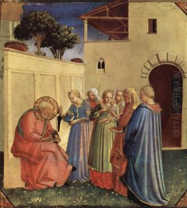 Imposizione del nome al Battista, scoparto di predella da una pala non identificata Imposizione del nome al Battista, scoparto di predella da una pala non identificata