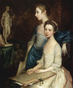 Portrait of Artist's Daughters by Thomas Gainsborough