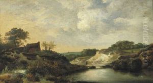 Landschap in de duinen Landschap in de duinen