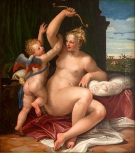 Venus Disarming Cupid by Paolo Veronese (Caliari)