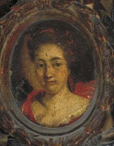 Portret van een jonge vrouw by Godfried Schalcken