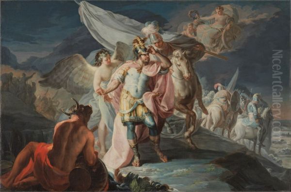 The Victorious Hannibal Seeing Italy from the Alps for the First Time - view 1
