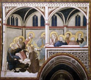The Washing of the Feet by Pietro Lorenzetti