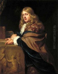 Portret van een man by David van der Plas