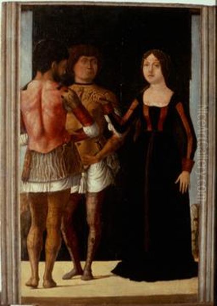 Brutus, Lucretia and Collatinus - view 1