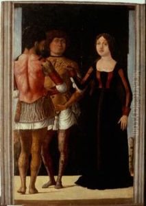 Brutus, Lucretia and Collatinus by Ercole de' Roberti