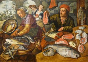 Le Marche aux poissons by Joachim Beuckelaer
