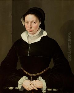 Portrait of a Young Girl by Willem Adriaensz Key