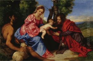 The Virgin and Child with St John the Baptist and an Unidentified Saint