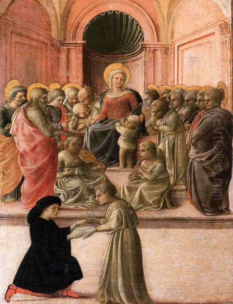 Madonna con Bambino, santi, angeli e donatore - view 1