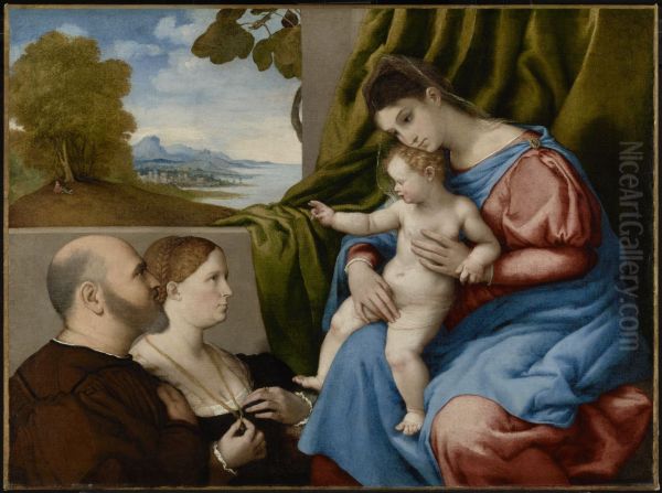 Madonna and Child with Two Donors - view 1