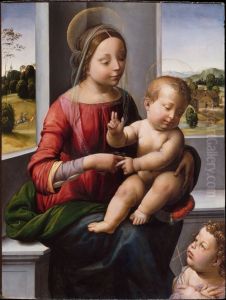Madonna col bambino e san Giovannino by Fra Bartolomeo