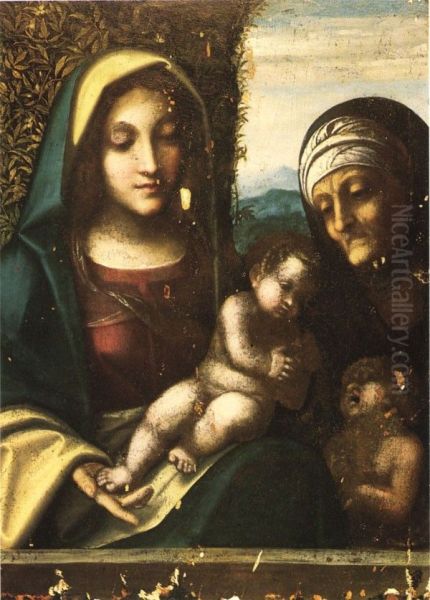Virgin and Child, with Saint Elizabeth and the Young Saint John the Baptist - view 1