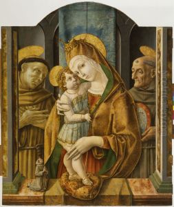 Madonna and Child with Saints and Donor by Carlo Crivelli