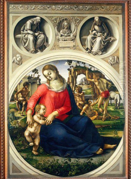 Madonna and Child, Tondo - view 1