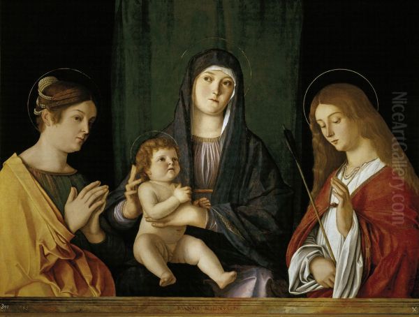 The Virgin and Child between two Saints - view 1