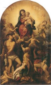 Madonna di San Sebastiano by Antonio da Correggio